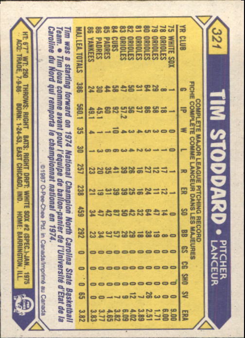 B0652- 1987 O-Pee-Chee Baseball Card #s 201-396 -You Pick- 15+ FREE US SHIP - Picture 245 of 394