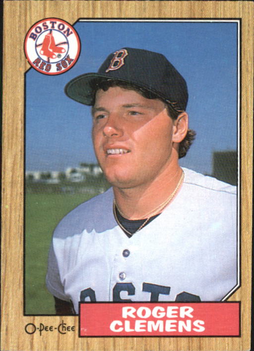1987 O-Pee-Chee #340 Roger Clemens