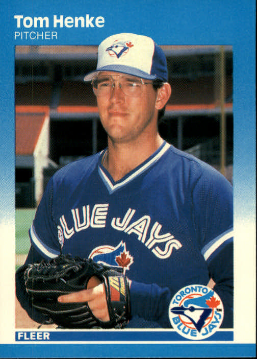 1992 Topps Gold Winner Tom Henke #451 Toronto Blue Jays