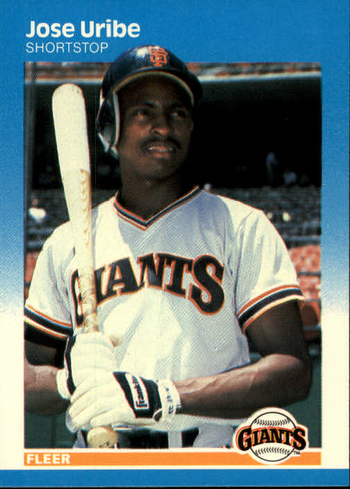 1987 Giants Mother's #2 Will Clark - NM-MT