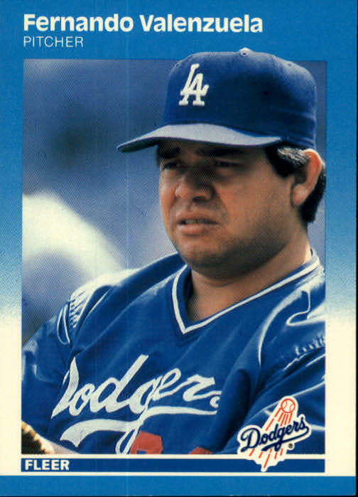  1987 Fleer Award Winners #40 Fernando Valenzuela NM-MT