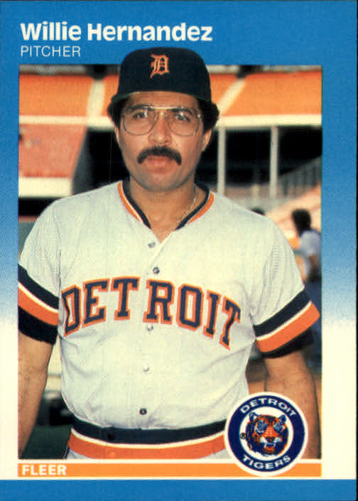 1987 Fleer Glossy #153 Willie Hernandez