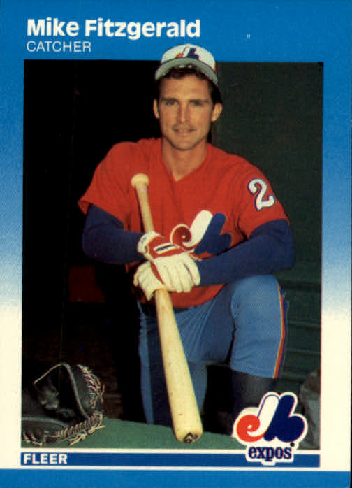 1987 Fleer Glossy #317 Mike Fitzgerald