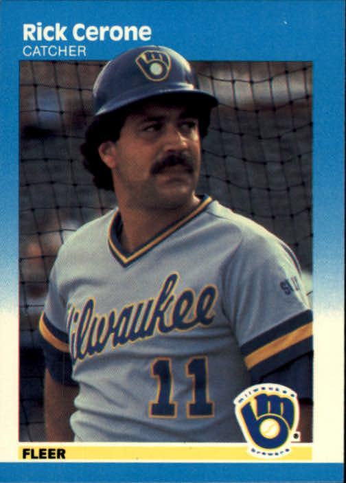 thumbnail 133  - 1987 Fleer Glossy Baseball Cards 251-500 Pick From List