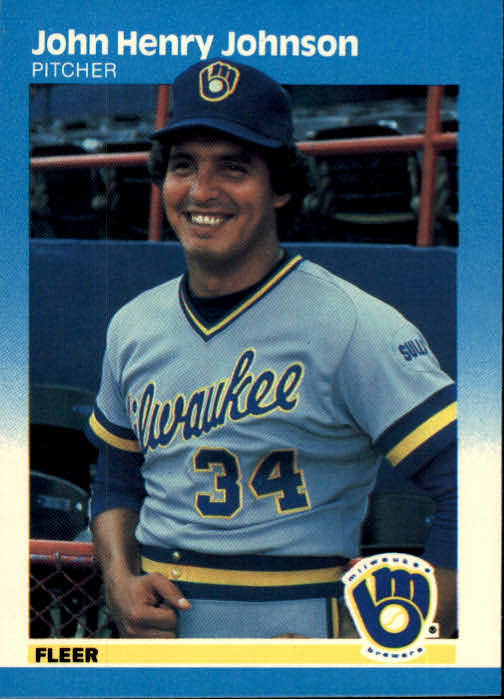 thumbnail 144  - 1987 Fleer Glossy Baseball Cards 251-500 Pick From List