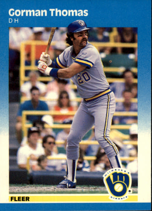 thumbnail 167  - 1987 Fleer Glossy Baseball Cards 251-500 Pick From List