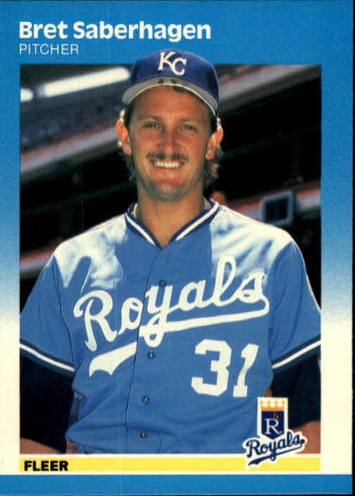 thumbnail 204  - 1987 Fleer Glossy Baseball Cards 251-500 Pick From List