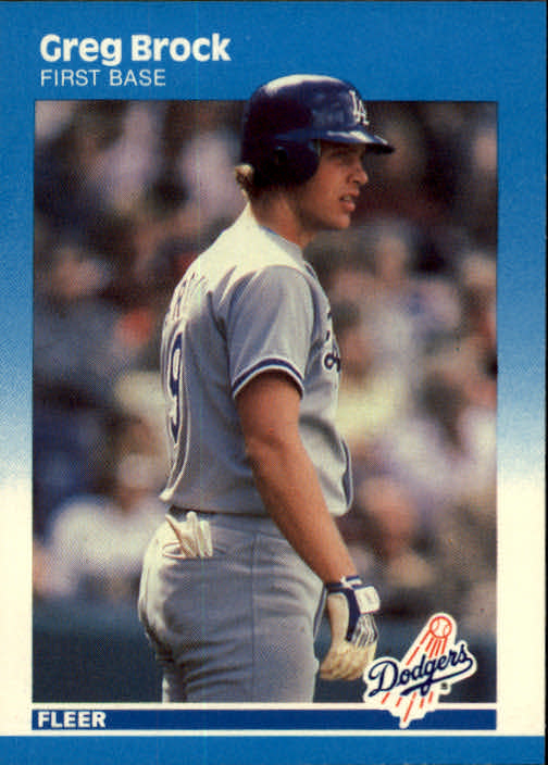 thumbnail 272  - 1987 Fleer Glossy Baseball Cards 251-500 Pick From List