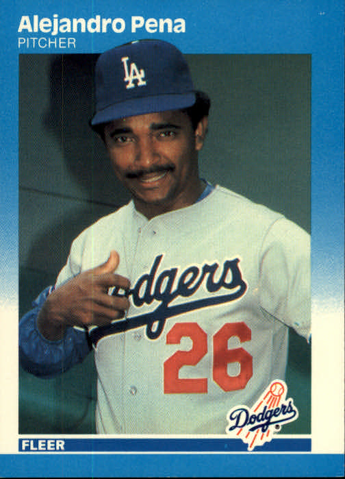thumbnail 283  - 1987 Fleer Glossy Baseball Cards 251-500 Pick From List