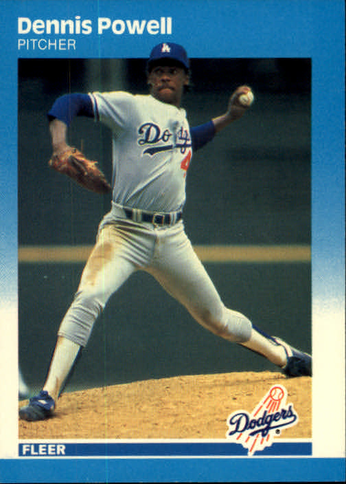 thumbnail 285  - 1987 Fleer Glossy Baseball Cards 251-500 Pick From List