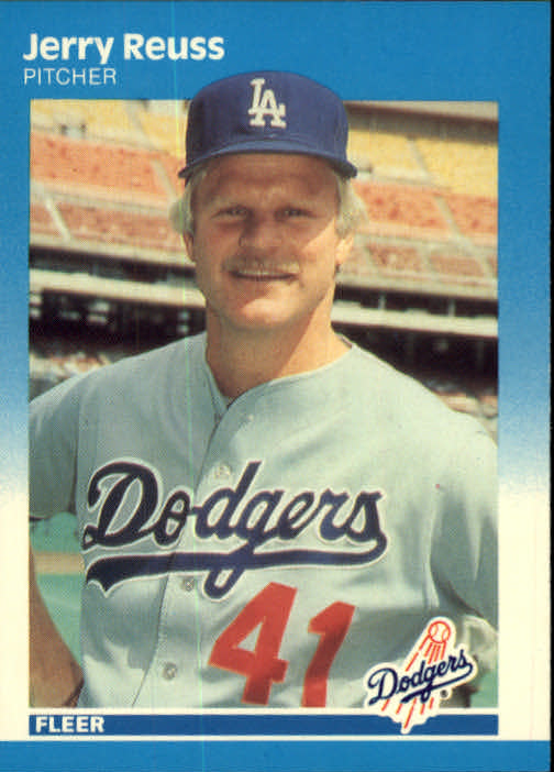 thumbnail 286  - 1987 Fleer Glossy Baseball Cards 251-500 Pick From List