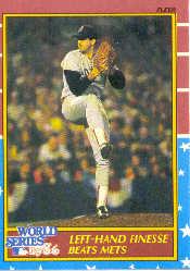 1987 Fleer World Series #1 Bruce Hurst