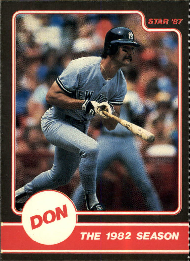 1987 Star Mattingly #7 Don Mattingly/1982 Season