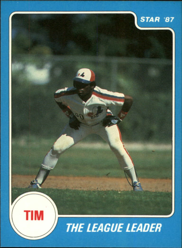 1987 Star Raines #7 Tim Raines/The League Leader