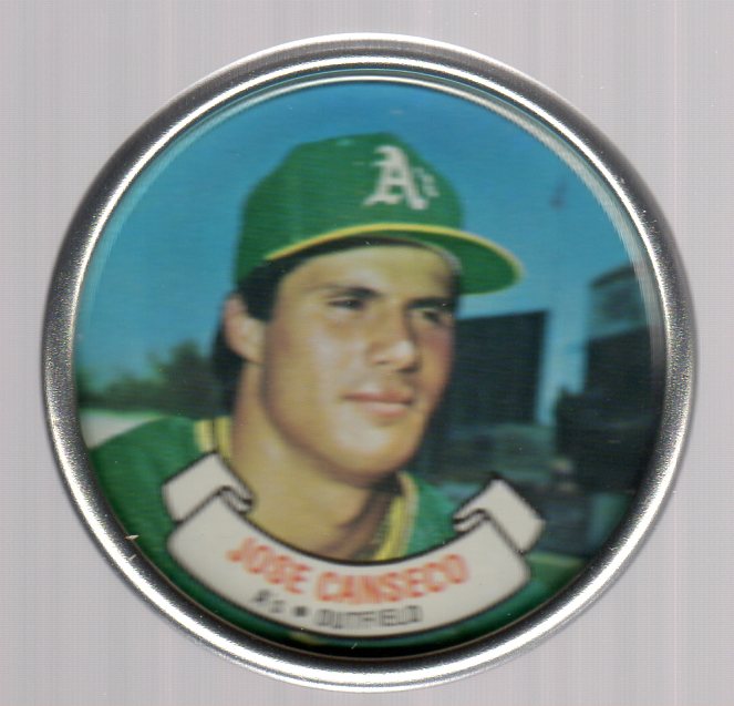 1987 Topps Coins #6 Jose Canseco
