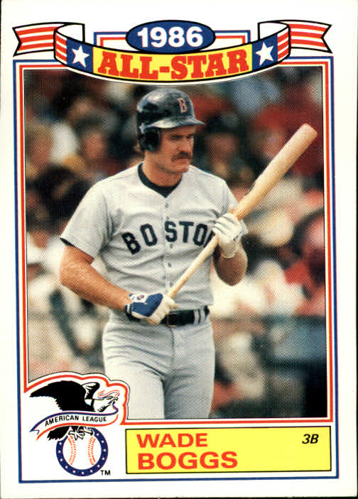1987 Topps Glossy All-Stars #15 Wade Boggs