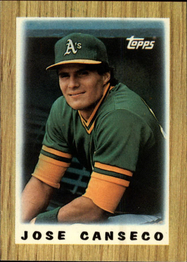 jose canseco rookie