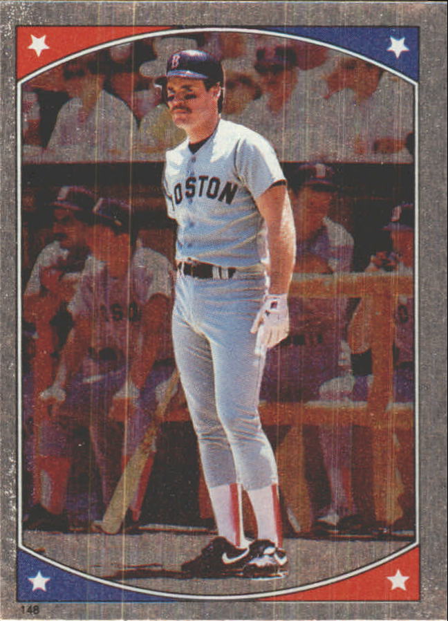 1987 Topps Stickers #148 Wade Boggs FOIL