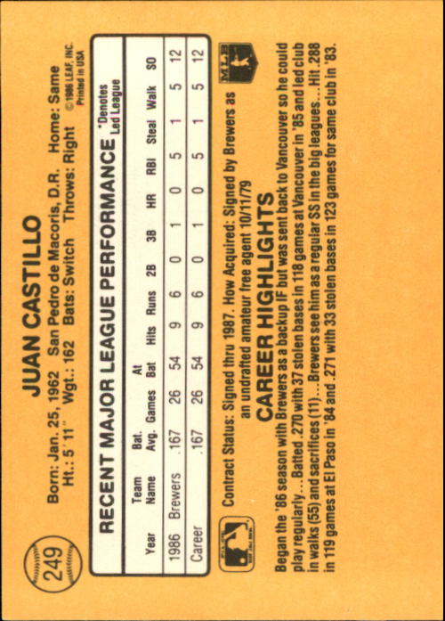 A7218- 1987 Donruss Baseball Karten 248-497 + Rookies -du Pick- 15 + Kostenlose - Bild 5 von 493