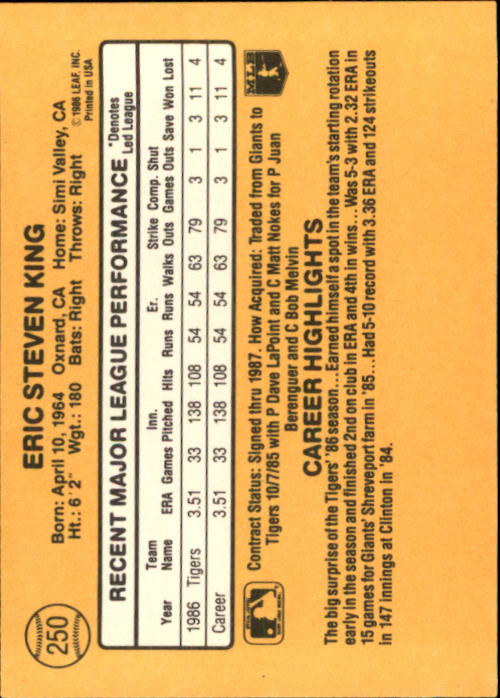 A7218- 1987 Donruss Baseball Karten 248-497 + Rookies -du Pick- 15 + Kostenlose - Bild 7 von 493