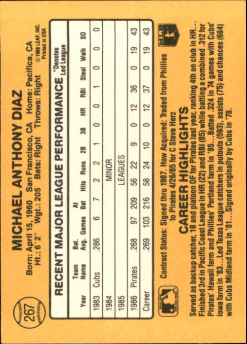 A7218- 1987 Donruss Baseball Karten 248-497 + Rookies -du Pick- 15 + Kostenlose - Bild 39 von 493