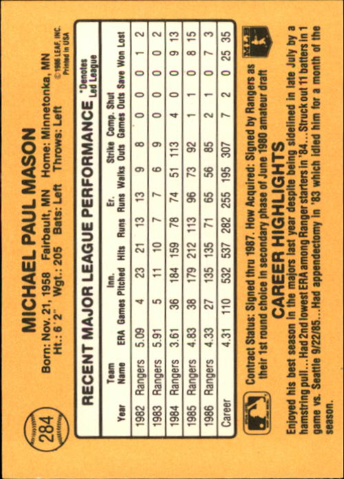 A7218- 1987 Donruss Baseball Karten 248-497 + Rookies -du Pick- 15 + Kostenlose - Bild 71 von 493