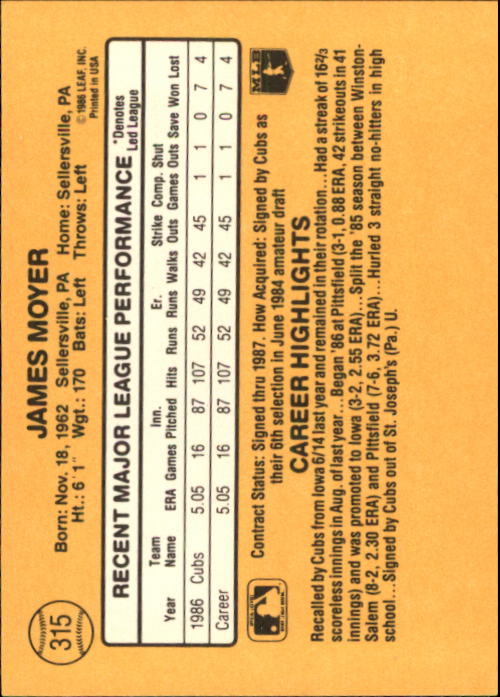 A7218- 1987 Donruss Baseball Karten 248-497 + Rookies -du Pick- 15 + Kostenlose - Bild 133 von 493