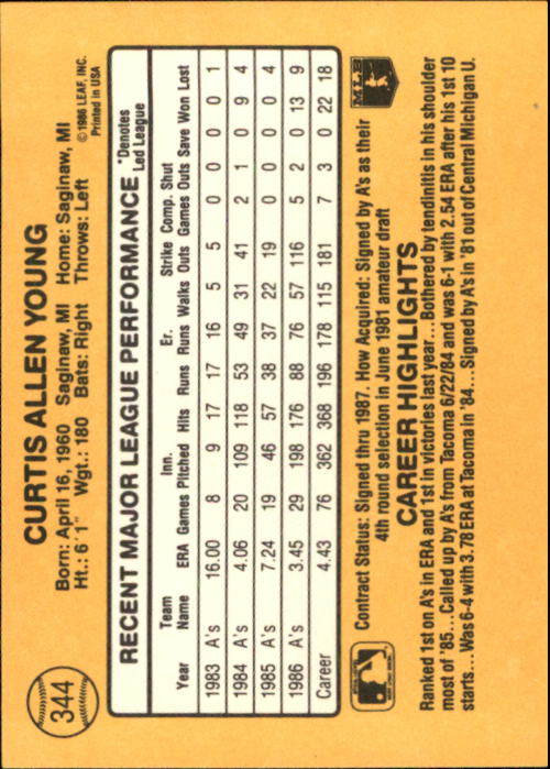 A7218- 1987 Donruss Baseball Karten 248-497 + Rookies -du Pick- 15 + Kostenlose - Bild 189 von 493