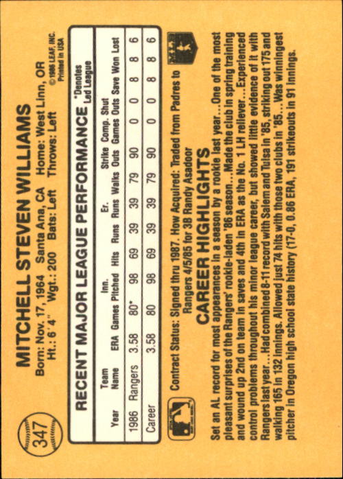 A7218- 1987 Donruss Baseball Karten 248-497 + Rookies -du Pick- 15 + Kostenlose - Bild 195 von 493