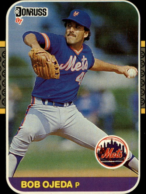  1987 Donruss #316 Wally Backman New York Mets Baseball