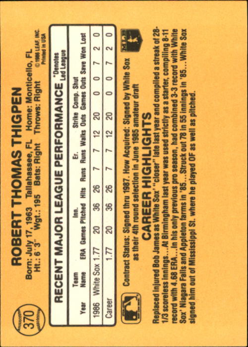 A7218- 1987 Donruss Baseball Karten 248-497 + Rookies -du Pick- 15 + Kostenlose - Bild 241 von 493