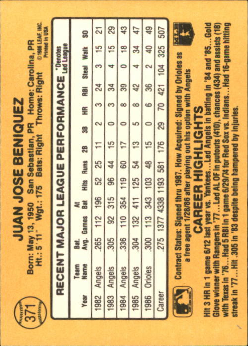 A7218- 1987 Donruss Baseball Karten 248-497 + Rookies -du Pick- 15 + Kostenlose - Bild 243 von 493