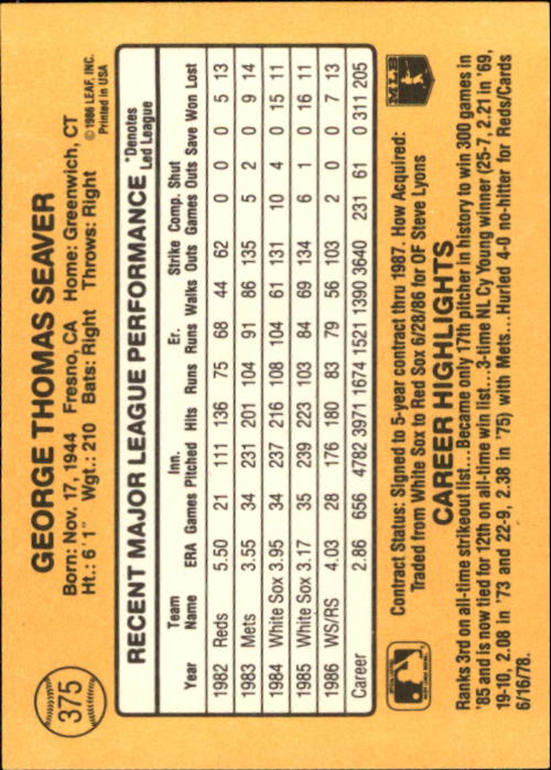 A7218- 1987 Donruss Baseball Karten 248-497 + Rookies -du Pick- 15 + Kostenlose - Bild 251 von 493