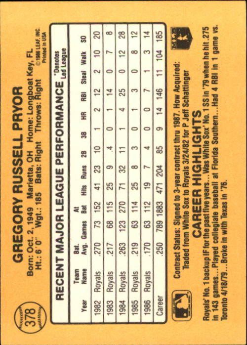 A7218- 1987 Donruss Baseball Karten 248-497 + Rookies -du Pick- 15 + Kostenlose - Bild 257 von 493