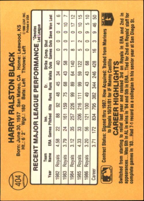 A7218- 1987 Donruss Baseball Karten 248-497 + Rookies -du Pick- 15 + Kostenlose - Bild 309 von 493
