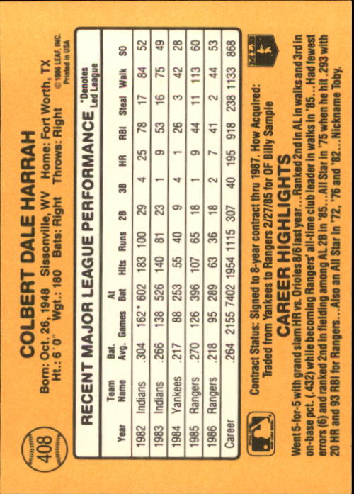A7218- 1987 Donruss Baseball Karten 248-497 + Rookies -du Pick- 15 + Kostenlose - Bild 317 von 493