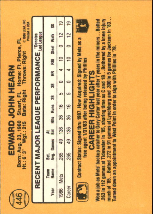 A7218- 1987 Donruss Baseball Karten 248-497 + Rookies -du Pick- 15 + Kostenlose - Bild 391 von 493
