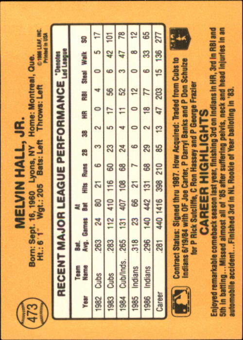 A7218- 1987 Donruss Baseball Karten 248-497 + Rookies -du Pick- 15 + Kostenlose - Bild 445 von 493