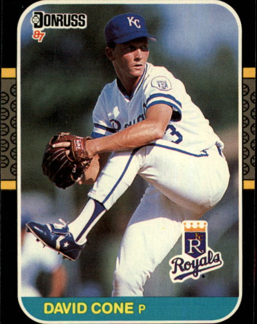 1987 Donruss The Rookies DAVID CONE Rookie Card #35 (rookie card)