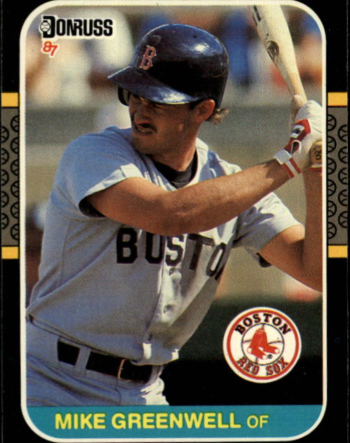 1987 Donruss #585 Mike Greenwell RC