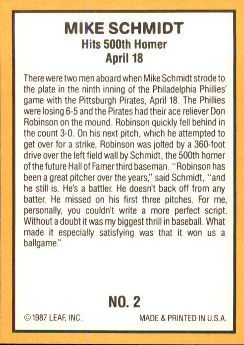 A8117- 1987 Donruss Highlights Baseball Karten 1-56 -du Pick- 15 + Free US - Bild 5 von 113