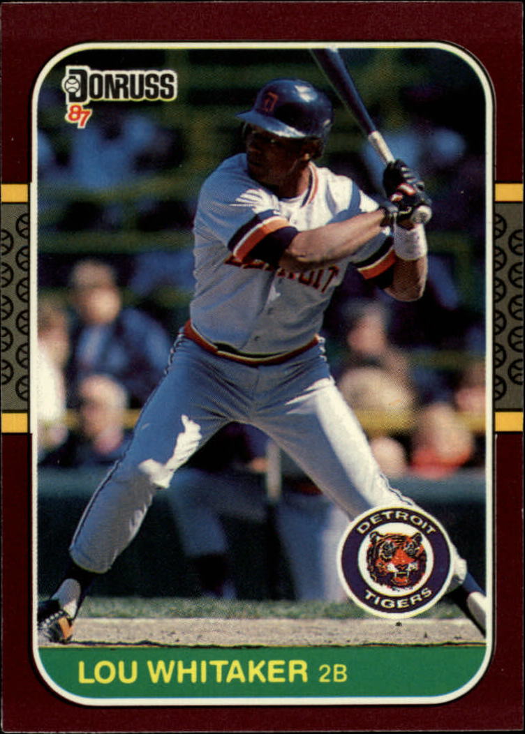 1987 Topps Glossy All-Stars #14 Lou Whitaker - NM-MT - The Dugout