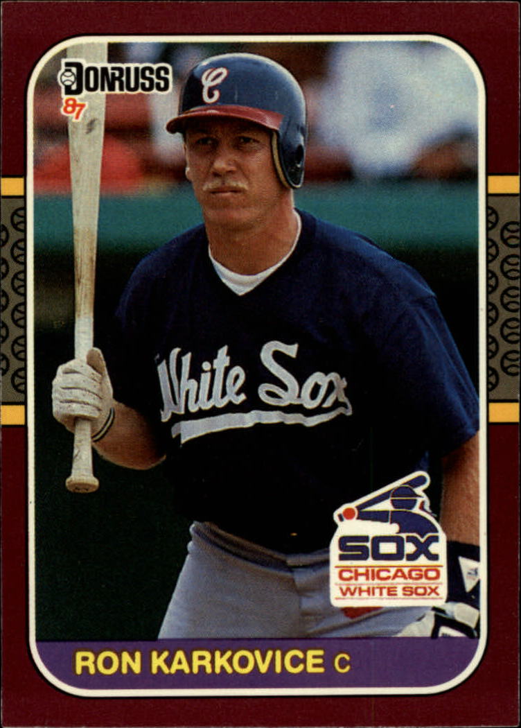 234 Ron Karkovice - Chicago White Sox - 1987 Donruss Opening Day Base –  Isolated Cards