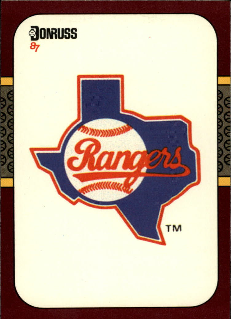 1987 Donruss Opening Day #265 Rangers Logo