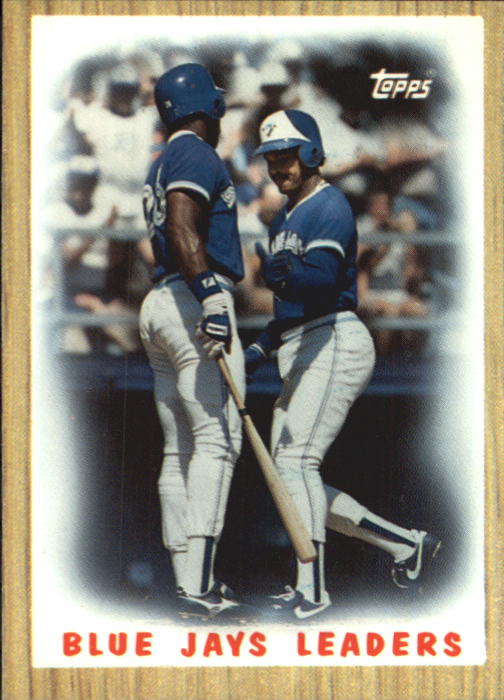 1987 Topps Tiffany #106 Blue Jays Team/(George Bell and/Jesse Barfield)
