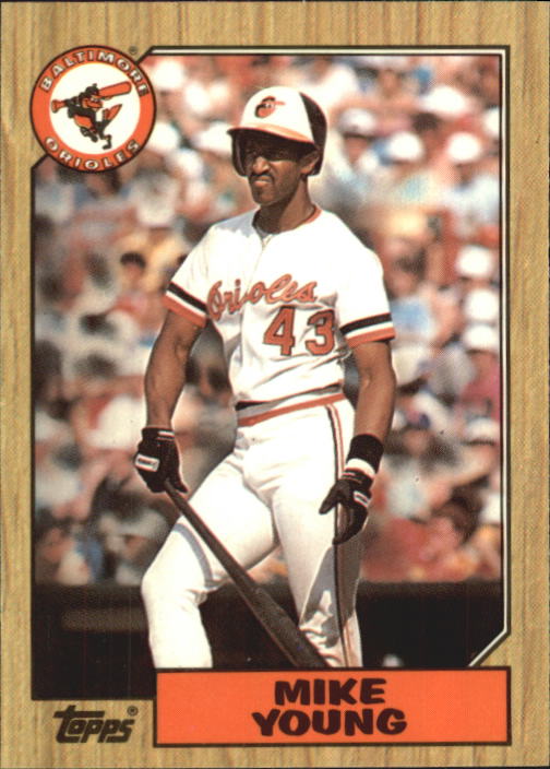 1987 Topps Tiffany #309 Mike Young