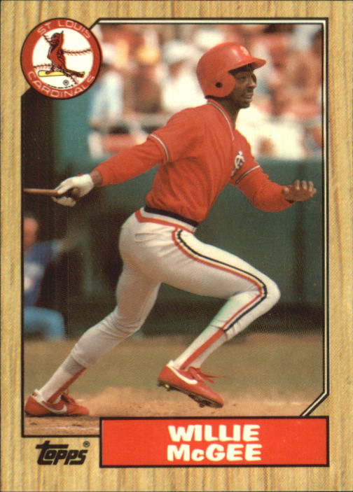 1987 Topps Tiffany #440 Willie McGee