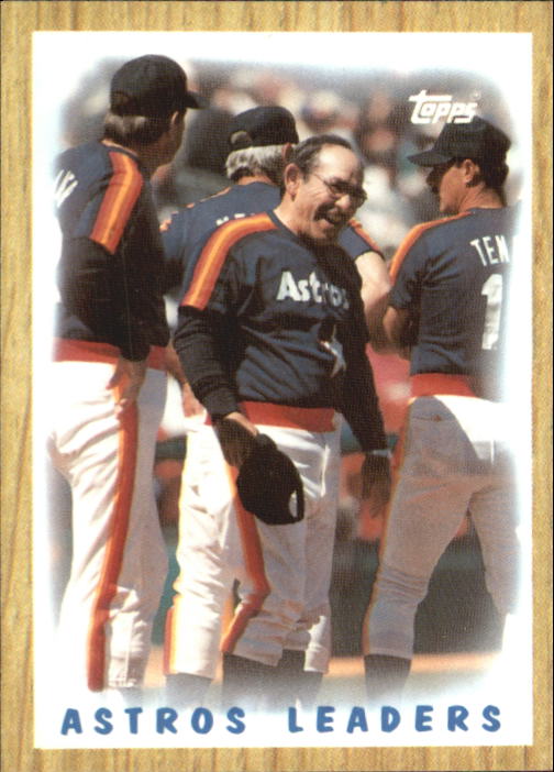 1987 Topps Tiffany #531 Astros TL/Y.Berra