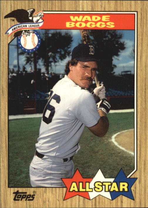 1987 Topps Tiffany #608 Wade Boggs AS