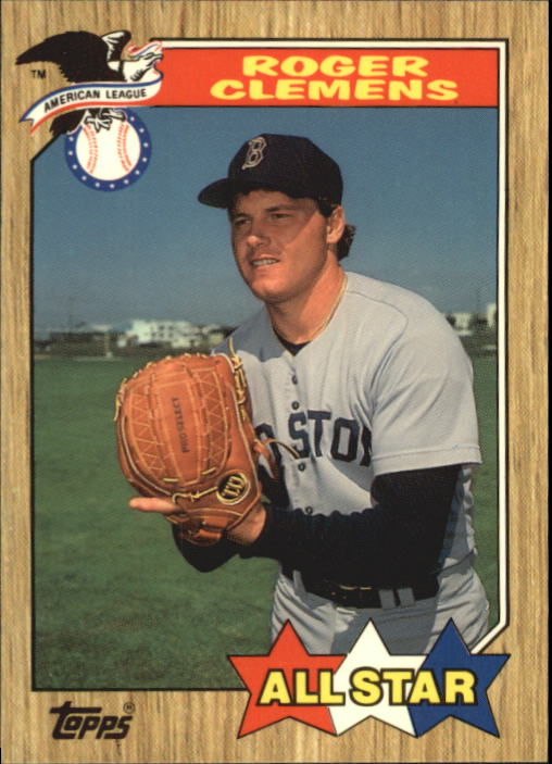 1987 Topps Tiffany #614 Roger Clemens AS